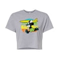 thumbnail image 1 of Disney - Beach Mickey Cropped Graphic T-Shirt, 1 of 4
