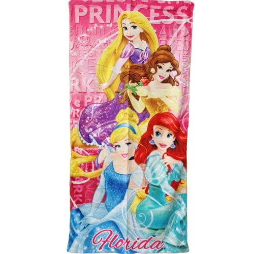 Disney Beach Towel, Disney Princess