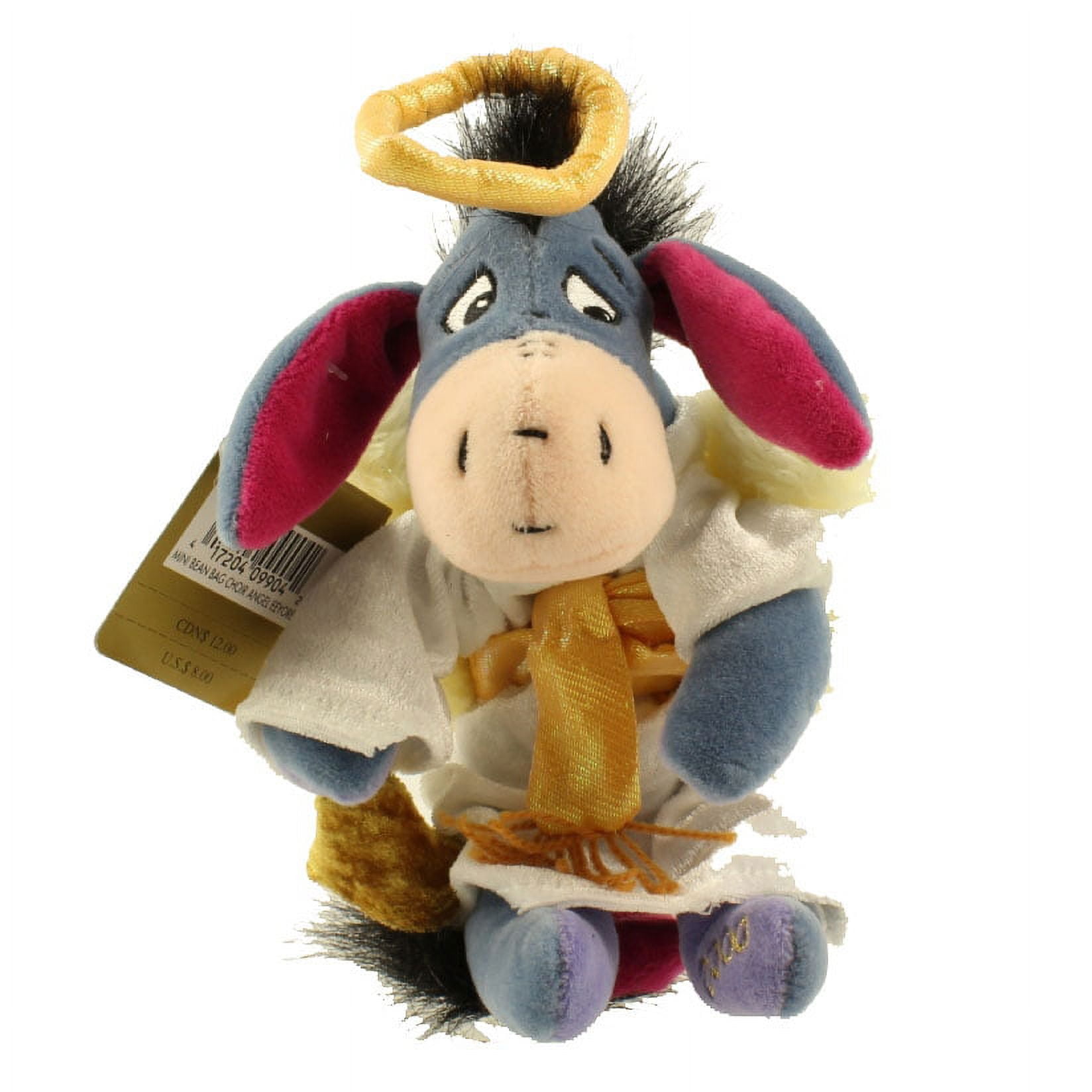 Disney Bean Bag Plush CHOIR ANGEL EEYORE Winnie the Pooh 9 inch