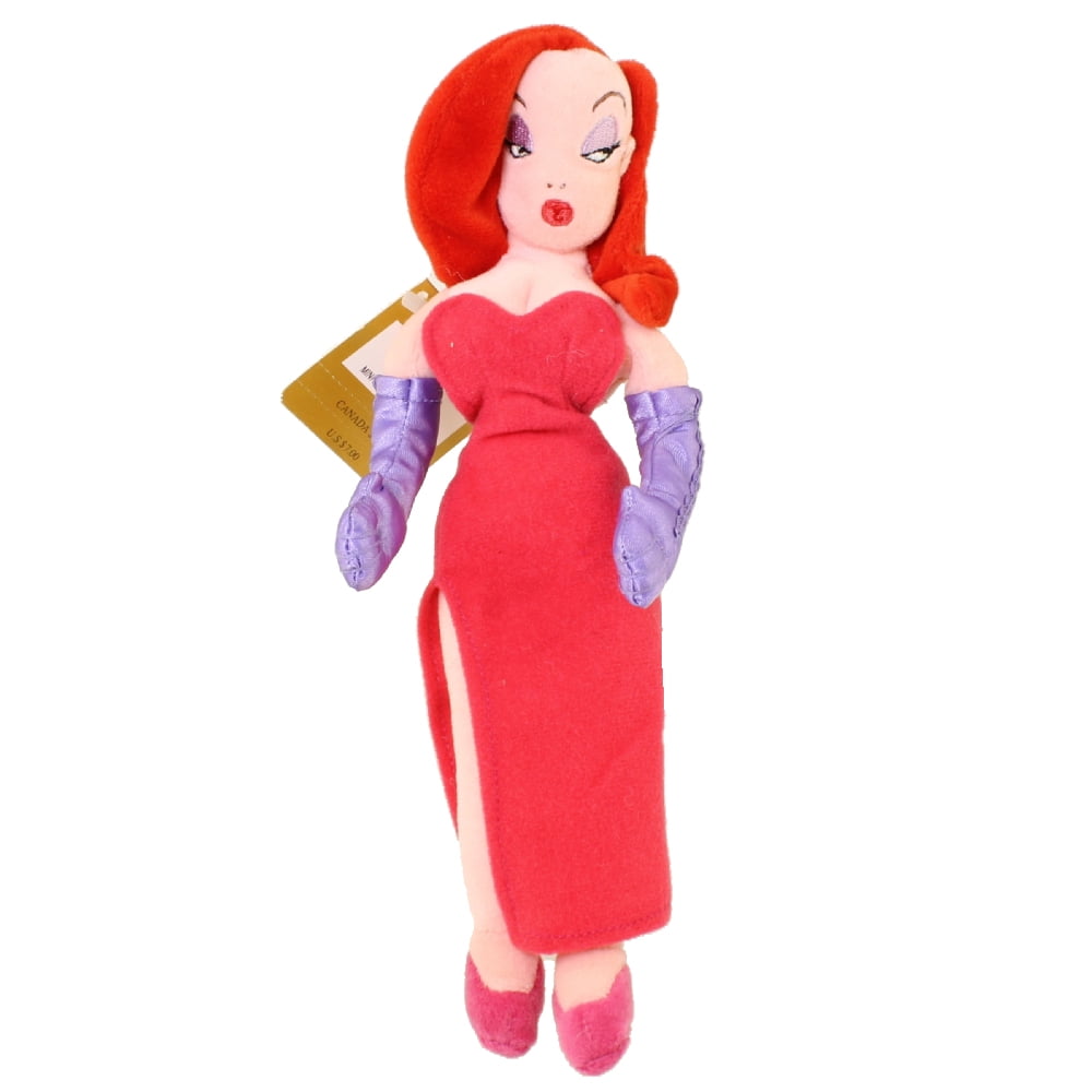 Disney Bean Bag Plush - JESSICA RABBIT (Who Framed Roger Rabbit) (11 inch)  - Walmart.com, image size:1000x1000