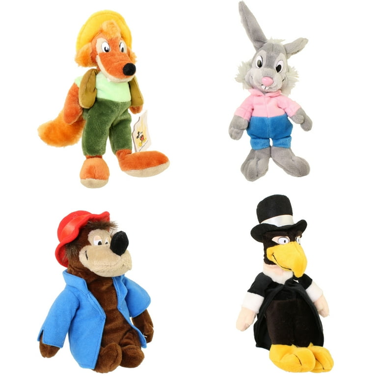 Disney Bean Bag Plush SET OF 4 Song of the South BR ER BEAR FOX RABBIT VULTURE Walmart