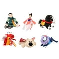 thumbnail image 1 of Disney Bean Bag Plush - SET OF 6 Mulan (MUSHU,KHAN,CRICKET+3), 1 of 1