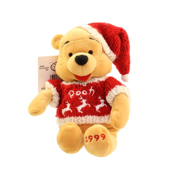 Disney Bean Bag Plush - WINTER SWEATER POOH (Winnie the Pooh) (8 inch)