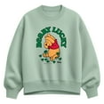 thumbnail image 1 of Disney - Beary Lucky - Ladies Oversized Fleece Crew Sweatshirt, 1 of 3