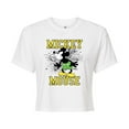 thumbnail image 1 of Disney - Beat It - Juniors Cropped Cotton Blend T-Shirt, 1 of 5