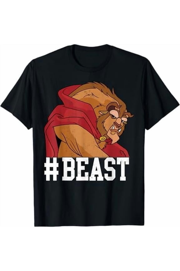 Disney Beauty And The Beast Big Face Monster Portrait T-shirt