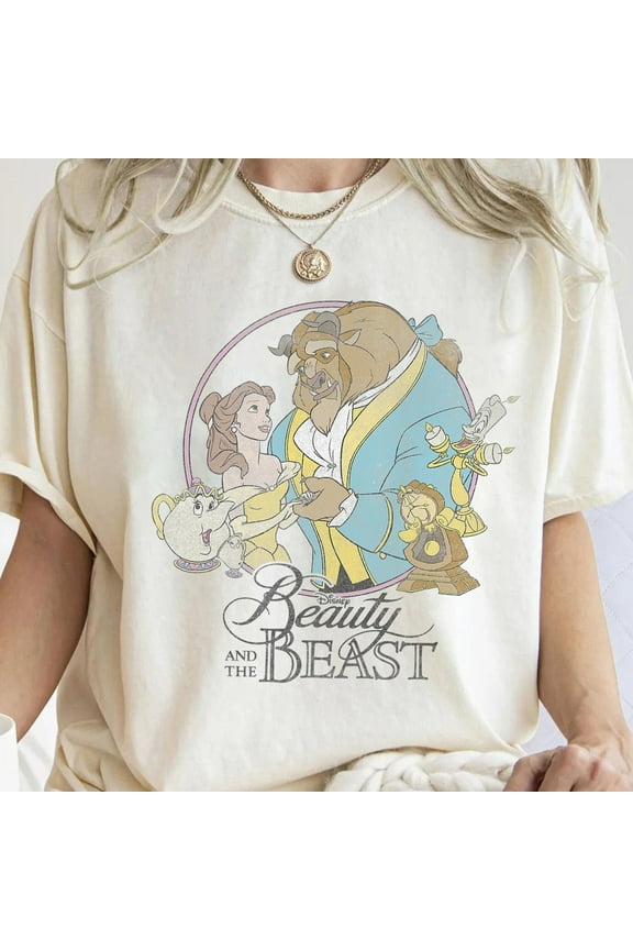 Beauty And The Beast Classic Group Shot T-Shirt, Disneyland Family Matching Shirt, Magic Kingdom Tee, Wdw Epcot Theme Park