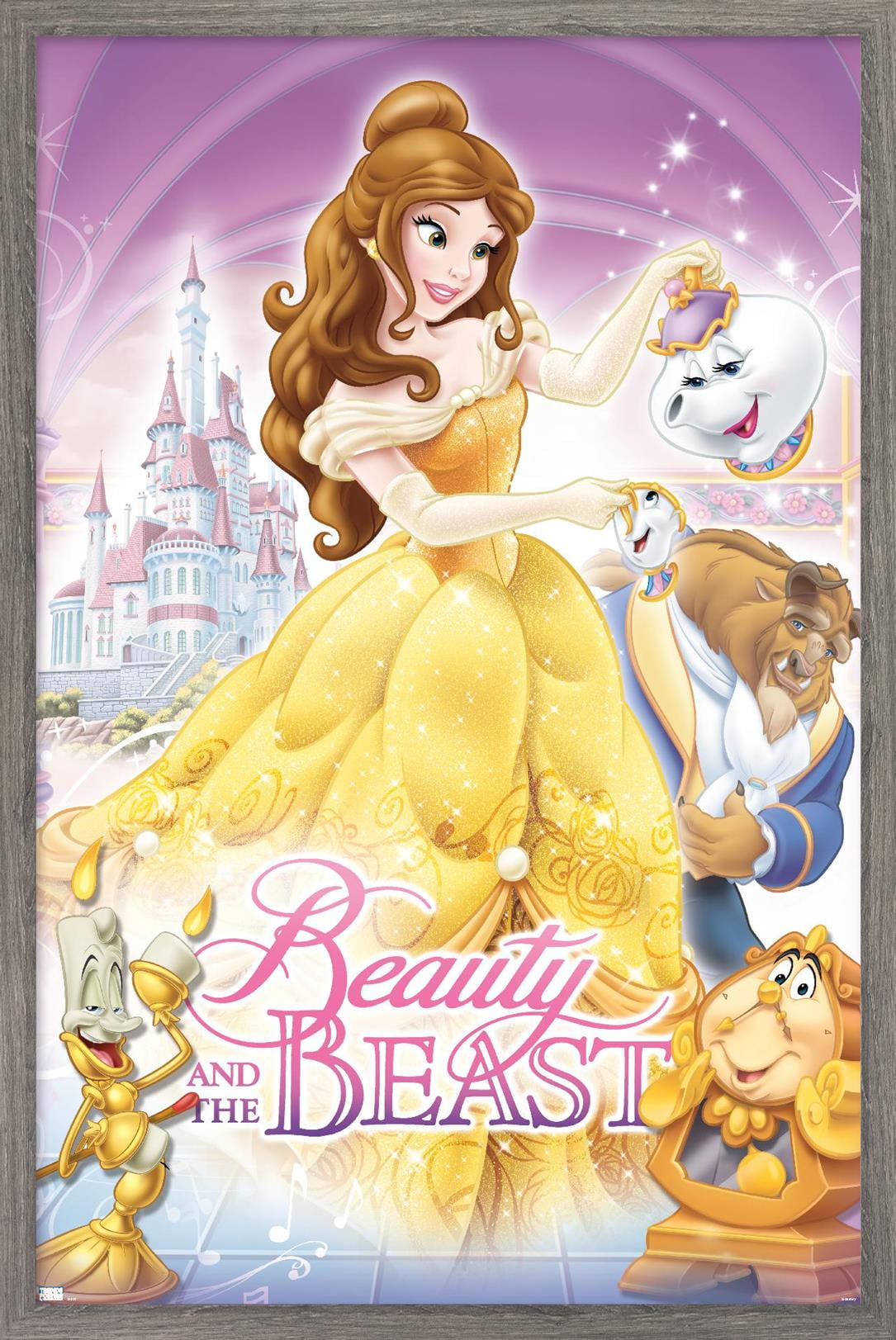 Disney's Beauty and the Beast ポスター　額付き Disney-Beauty-And-The-Beast-