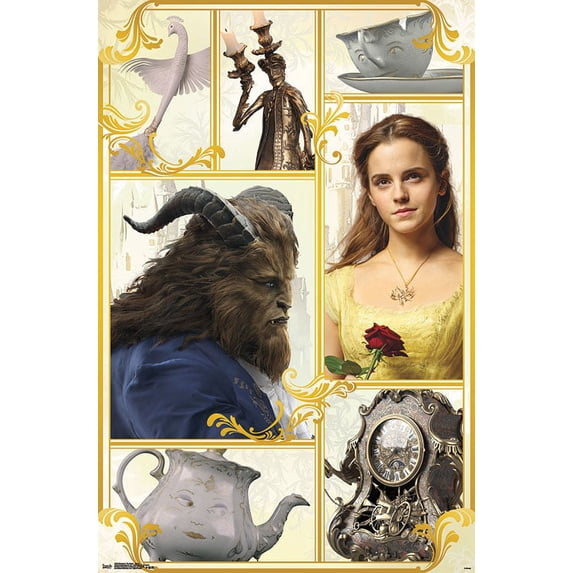 Disney Beauty And The Beast - Group Wall Poster, 22.375" x 34"