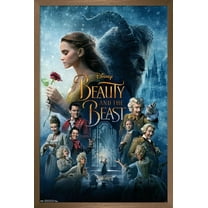 Disney Beauty And The Beast - One Sheet Wall Poster, 14.725" x 22.375", Framed