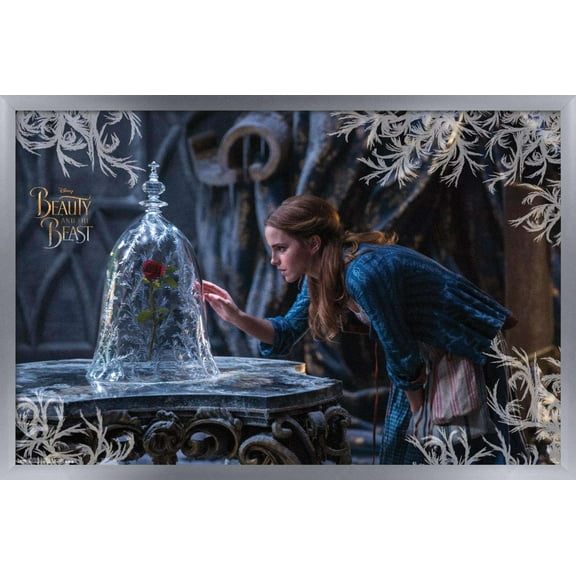 Disney Beauty And The Beast - Rose Wall Poster, 14.725" x 22.375", Framed