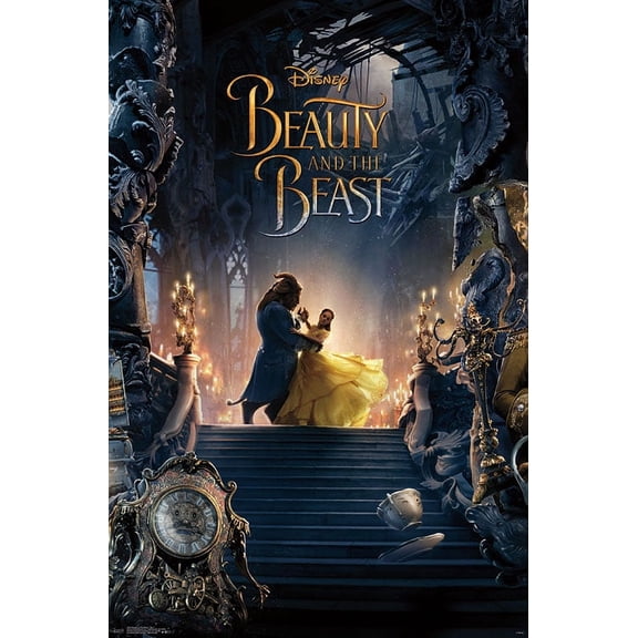 Disney Beauty And The Beast - Triptych 2 Wall Poster, 22.375" x 34"