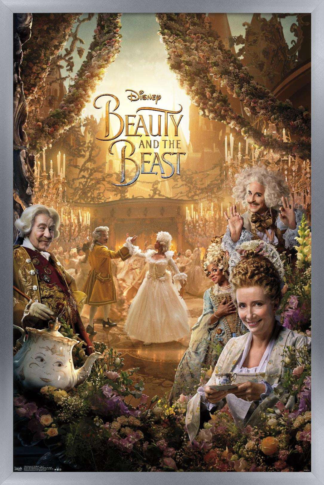 Disney's Beauty and the Beast ポスター 額付き Disney-Beauty-And