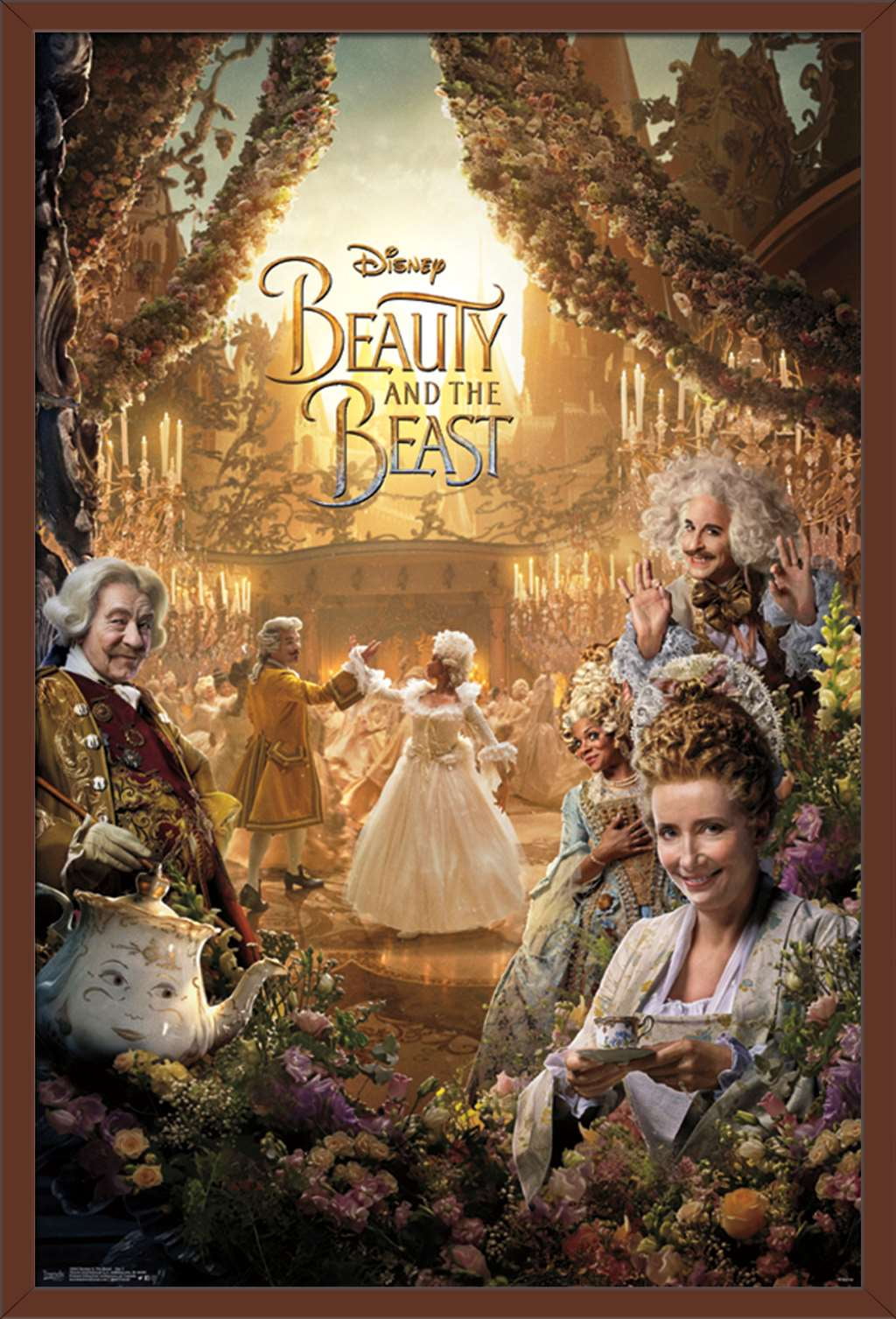 Disney Beauty And The Beast - Triptych 3 Wall Poster, 22.375