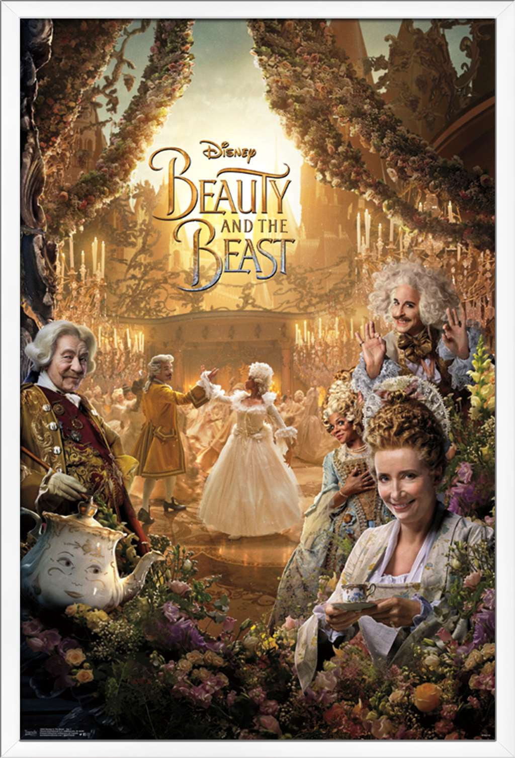 Disney's Beauty and the Beast ポスター 額付き Disney Beauty And