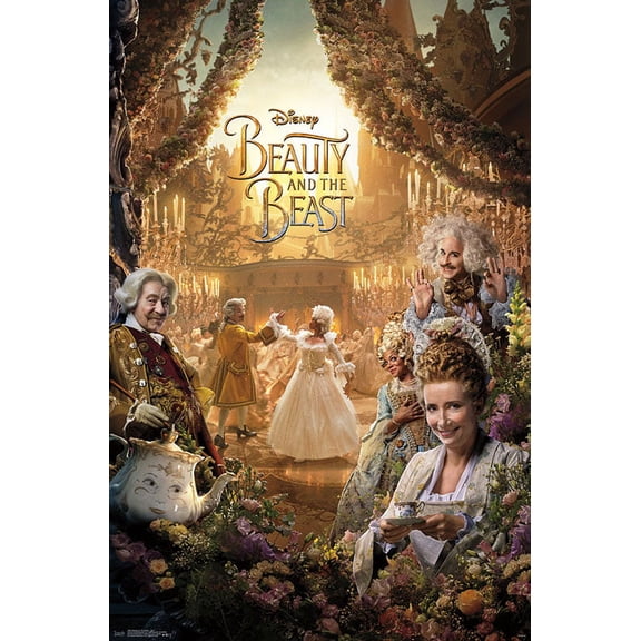Disney Beauty And The Beast - Triptych 3 Wall Poster, 22.375" x 34"