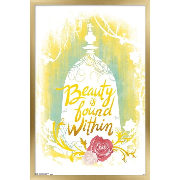 Disney Beauty And The Beast - Within Wall Poster, 14.725" x 22.375", Framed