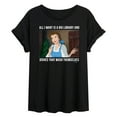 thumbnail image 1 of Disney Beauty & The Beast - Belle - All I Want Is A Big Library - Juniors Ideal Flowy Muscle T-Shirt, 1 of 5