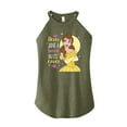 thumbnail image 1 of Disney Beauty & The Beast - Belle - Never Judge A Book By Its' Cover - Juniors High Neck Tank Top, 1 of 4