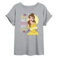 thumbnail image 1 of Disney Beauty & The Beast - Belle - Never Judge A Book By Its' Cover - Juniors Ideal Flowy Muscle T-Shirt, 1 of 5