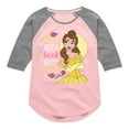 thumbnail image 1 of Disney Beauty & The Beast - Belle - Toddler & Youth Girls Raglan Graphic T-Shirt, 1 of 4