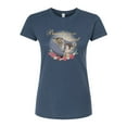 thumbnail image 1 of Disney Beauty & The Beast - Dancing in Roses - Juniors Fitted Graphic T-Shirt, 1 of 5
