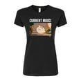 thumbnail image 1 of Disney Beauty & The Beast - Mrs. Potts - Current Mood - Juniors Fitted Graphic T-Shirt, 1 of 5