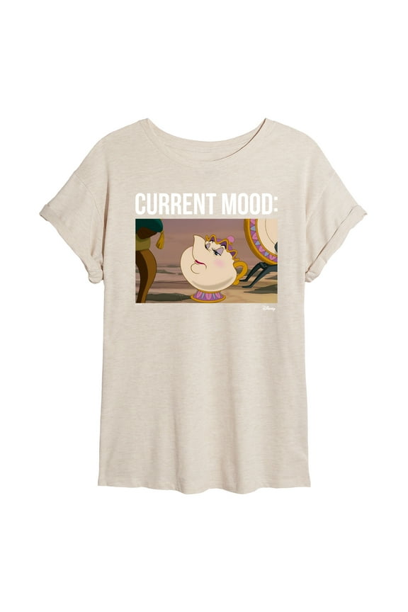 Beauty & The Beast - Mrs. Potts - Current Mood - Women's Oversized T-Shirt