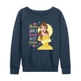 thumbnail image 1 of Disney Beauty & The Beast - Never Judge A Book By Its' Cover - Women's Lightweight French Terry Long Sleeve Shirt, 1 of 5
