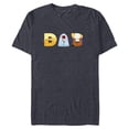 thumbnail image 1 of Disney Beauty and the Beast Belle Father’s Day Birthday Dad - Short Sleeve Blended T-Shirt for Adults - Customized-Navy Heather, 1 of 5