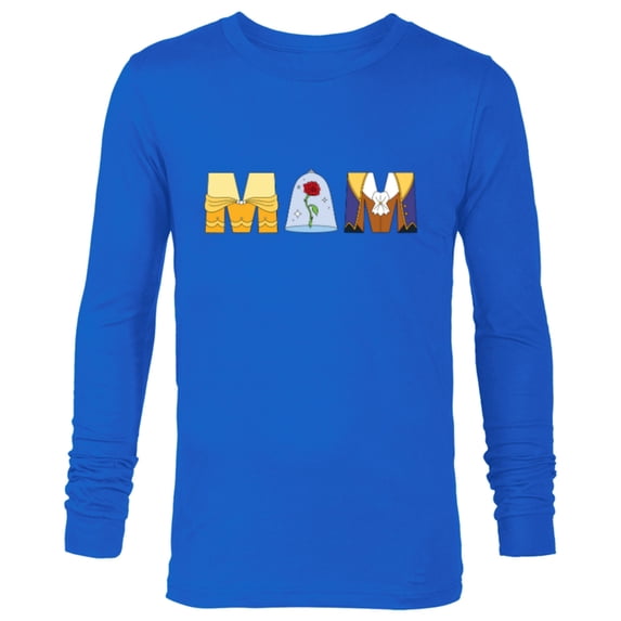 Disney Beauty and the Beast Belle Mother’s Day Birthday Mom - Long Sleeve T-Shirt for Men - Customized-Navy