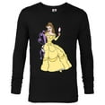 thumbnail image 1 of Disney Beauty and the Beast Belle T-Shirt - Long Sleeve T-Shirt for Men - Customized-Black, 1 of 5
