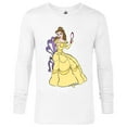 thumbnail image 1 of Disney Beauty and the Beast Belle T-Shirt - Long Sleeve T-Shirt for Men - Customized-White, 1 of 5
