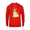 thumbnail image 1 of Disney Beauty and the Beast Belle T-Shirt - Pullover Hoodie for Adults - Customized-Red Heather, 1 of 5