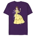 thumbnail image 1 of Disney Beauty and the Beast Belle T-Shirt- Short Sleeve Blended T-Shirt for Adults - Customized-Berry Snow Heather, 1 of 5