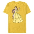 thumbnail image 1 of Disney Beauty and the Beast Belle T-Shirt- Short Sleeve Blended T-Shirt for Adults - Customized-Putty Snow Heather, 1 of 5