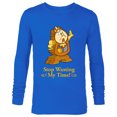 thumbnail image 1 of Disney Beauty and the Beast Cogsworth Stop Wasting My Time - Long Sleeve T-Shirt for Men - Customized-Navy, 1 of 5