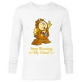 thumbnail image 1 of Disney Beauty and the Beast Cogsworth Stop Wasting My Time - Long Sleeve T-Shirt for Men - Customized-White, 1 of 5
