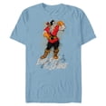 thumbnail image 1 of Disney Beauty and the Beast Gaston Biceps to Spare T-Shirt- Short Sleeve Blended T-Shirt for Adults - Customized-Celadon Snow Heather, 1 of 5