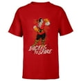 thumbnail image 1 of Disney Beauty and the Beast Gaston Biceps to Spare T-Shirt - Short Sleeve T-Shirt for Kids - Customized-Red, 1 of 5
