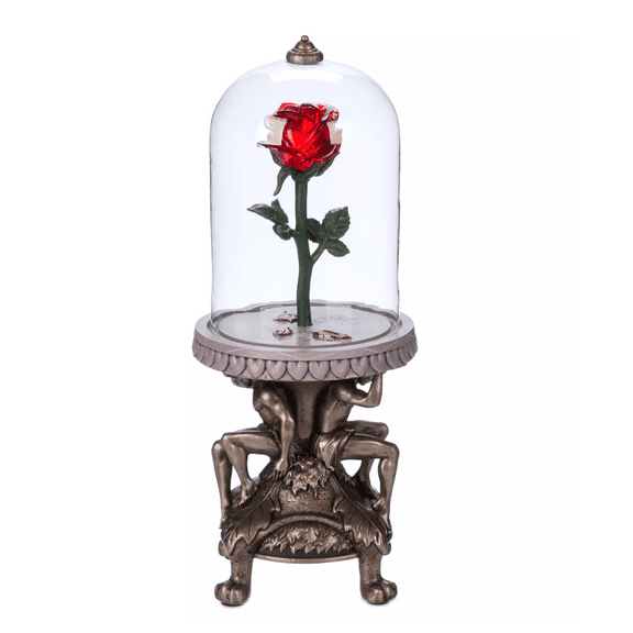 Disney Beauty and the Beast Light Up Enchanted Rose Replica New With Box