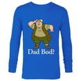 thumbnail image 1 of Disney Beauty and the Beast Maurice Dad Bod - Long Sleeve T-Shirt for Men - Customized-Navy, 1 of 5