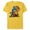 thumbnail image 1 of Disney Beauty and the Beast Men's T-Shirt- Short Sleeve Blended T-Shirt for Adults - Customized-Putty Snow Heather, 1 of 5