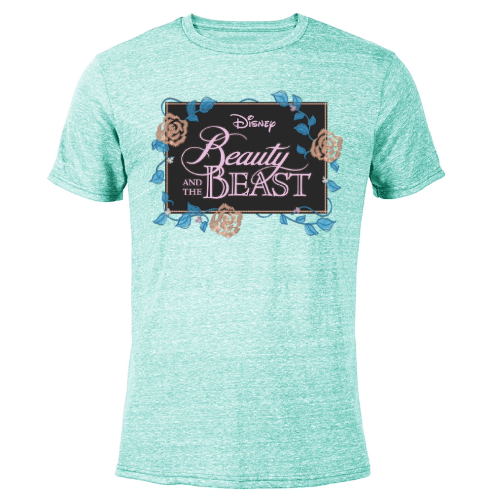 Disney Beauty and the Beast Modern Florals - Short Sleeve Blended T ...