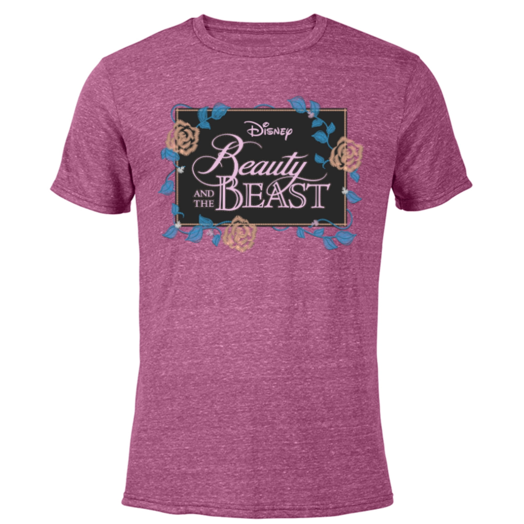 Disney Beauty and the Beast Modern Florals - Short Sleeve Blended T ...