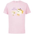 thumbnail image 1 of Disney Beauty and the Beast Mrs Potts and Chip Best Mom Ever - Short Sleeve Cotton T-Shirt for Adults - Customized-Soft Pink, 1 of 5
