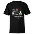 thumbnail image 1 of Disney Beauty and the Beast Quote - Short Sleeve T-Shirt for Kids – Customized-Black, 1 of 5
