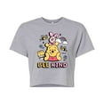 thumbnail image 1 of Disney - Bee Kind - Juniors Cropped Cotton Blend T-Shirt, 1 of 4