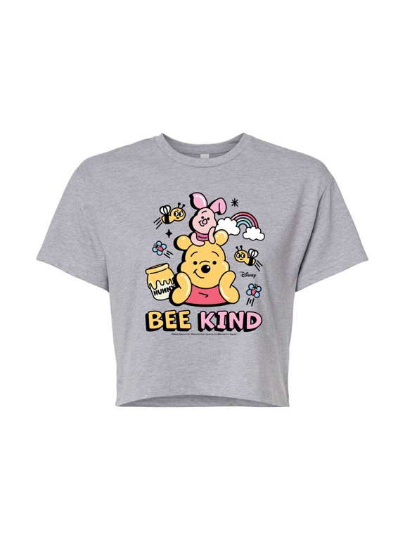 - Bee Kind Women's Cropped Graphic T-Shirt