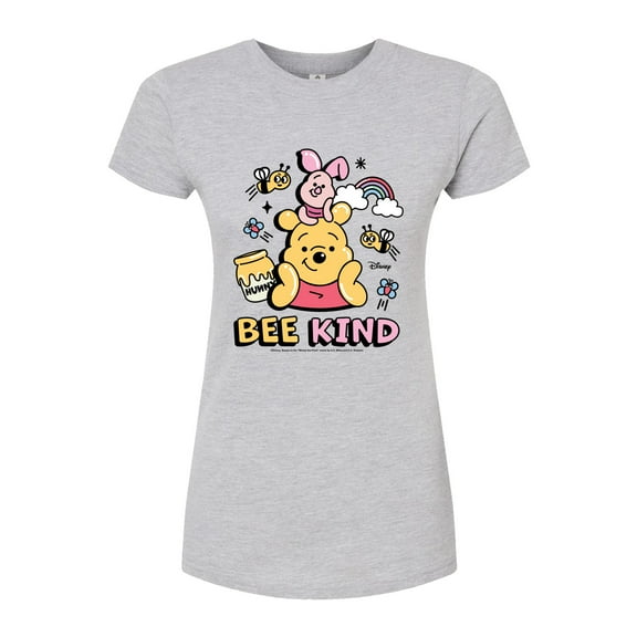 Disney - Bee Kind - Juniors Fitted Graphic T-Shirt
